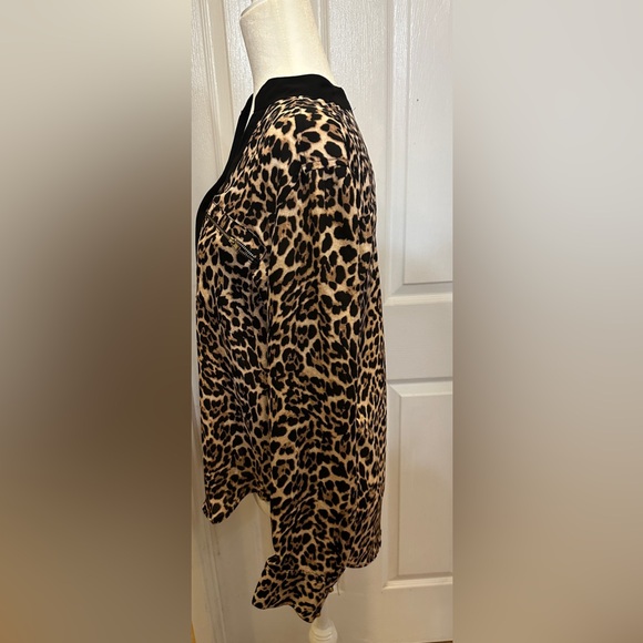 MNK Atelier Blouse Tan Brown  Size M - Picture 4 of 10